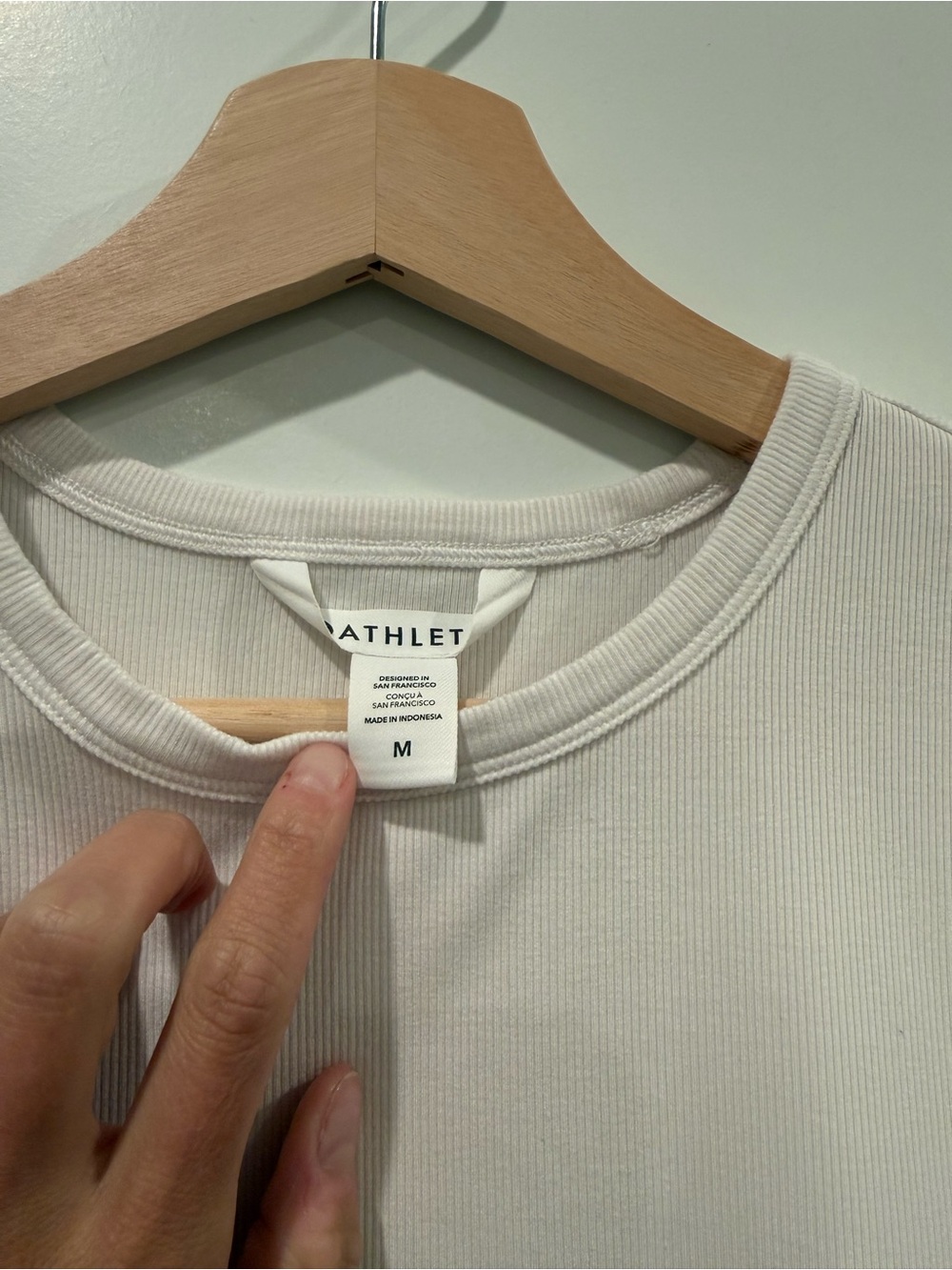 Athleta Signature Rib Crop Tee - Picture 3 of 3